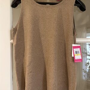 Vince Camuto Tan Sleeveless Top
